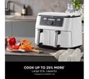 Ninja Foodi MAX Dual Zone AF400UK 9.5L 2-Drawer Air Fryer 2470W - White thumbnail 4