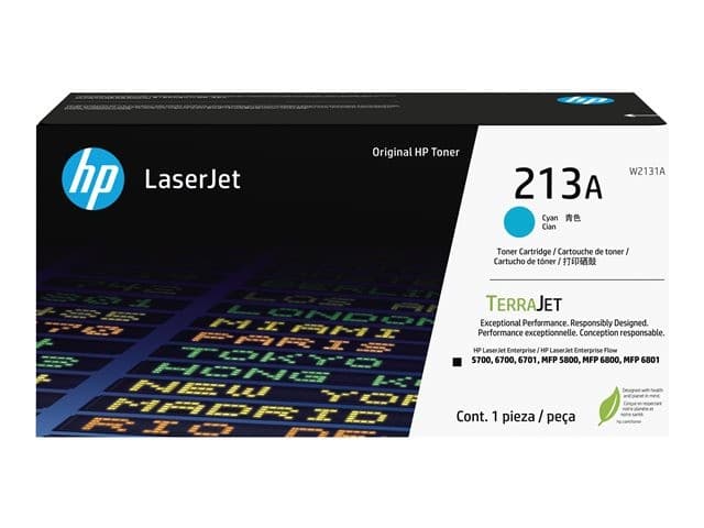HP 213A - cyan - original - LaserJet - toner cartridge (W2131A) - Image 4