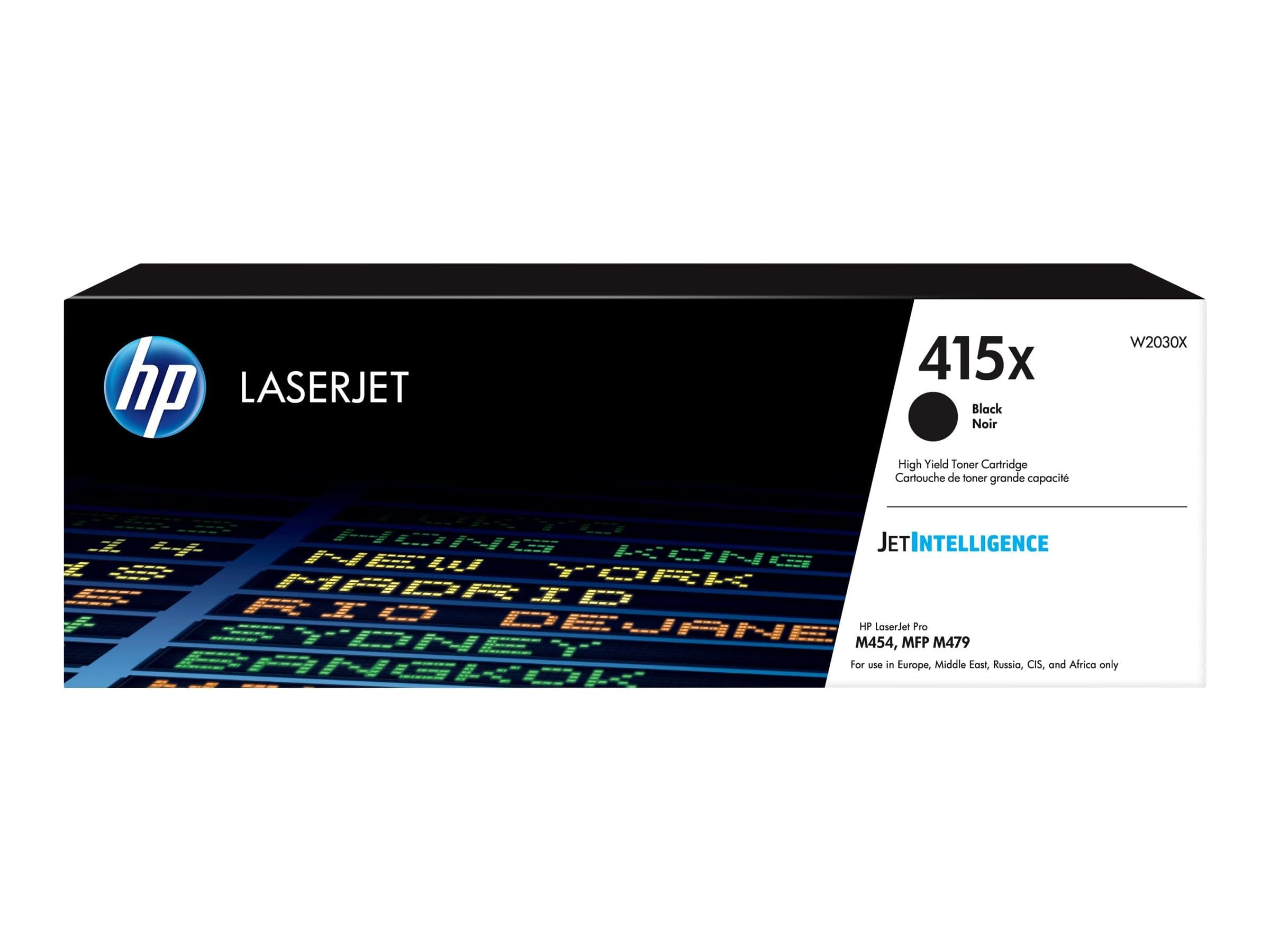 HP 415X High Yield Black Original LaserJet Toner Cartridge (W2030X)