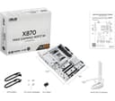 ASUS X870 MAX GAMING WIFI7 W AMD AM5 ATX Motherboard - White thumbnail 2