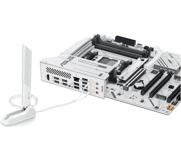 ASUS X870 MAX GAMING WIFI7 W AMD AM5 ATX Motherboard - White - Image 4