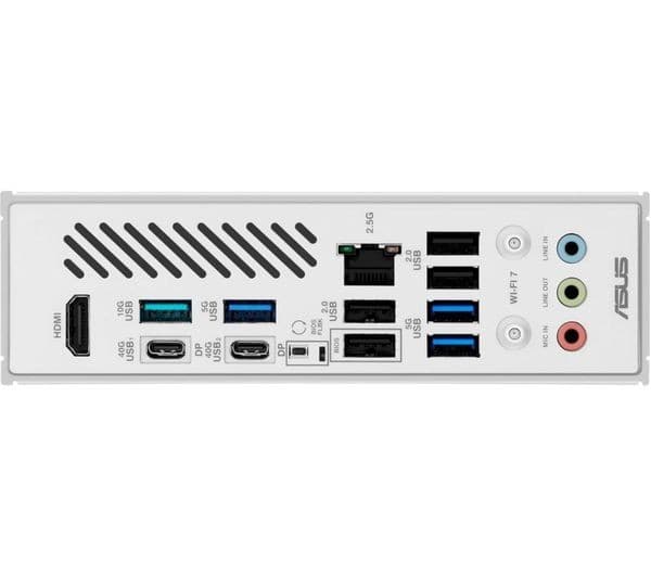 ASUS X870 MAX GAMING WIFI7 W AMD AM5 ATX Motherboard - White - Image 5