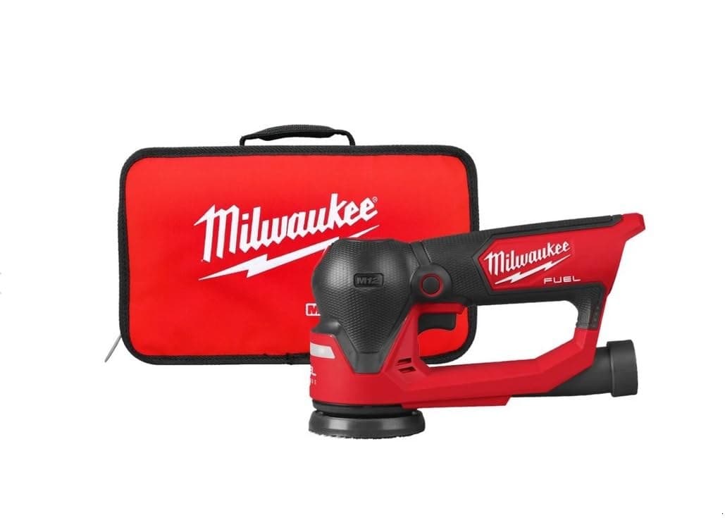 Milwaukee M12FSDR75-0B 12V FUEL Brushless 75mm Random Orbit Sander Body Only & Bag - Image 1