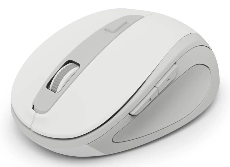 Hama WM-400 Office Mouse, Right-hand, RF Wireless, Optical, 1600 DPI - White - Image 2