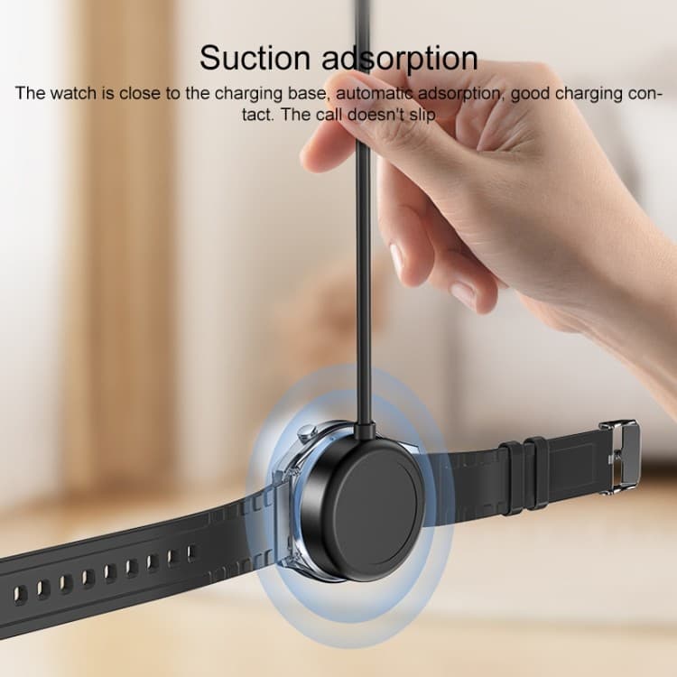 Yesido CA161 USB-A Samsung Watch Charging Cable, 1M Black - Image 3