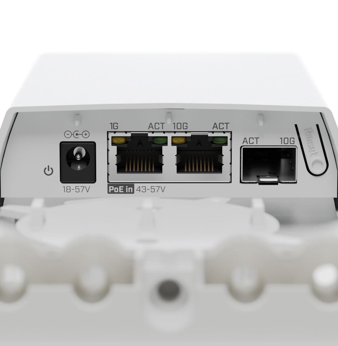 MikroTik FTC11XG IP55 Weatherproof Fiber-to-Copper Converter SFP+ 10G to RJ45 10 Gigabit Ethernet - Image 1