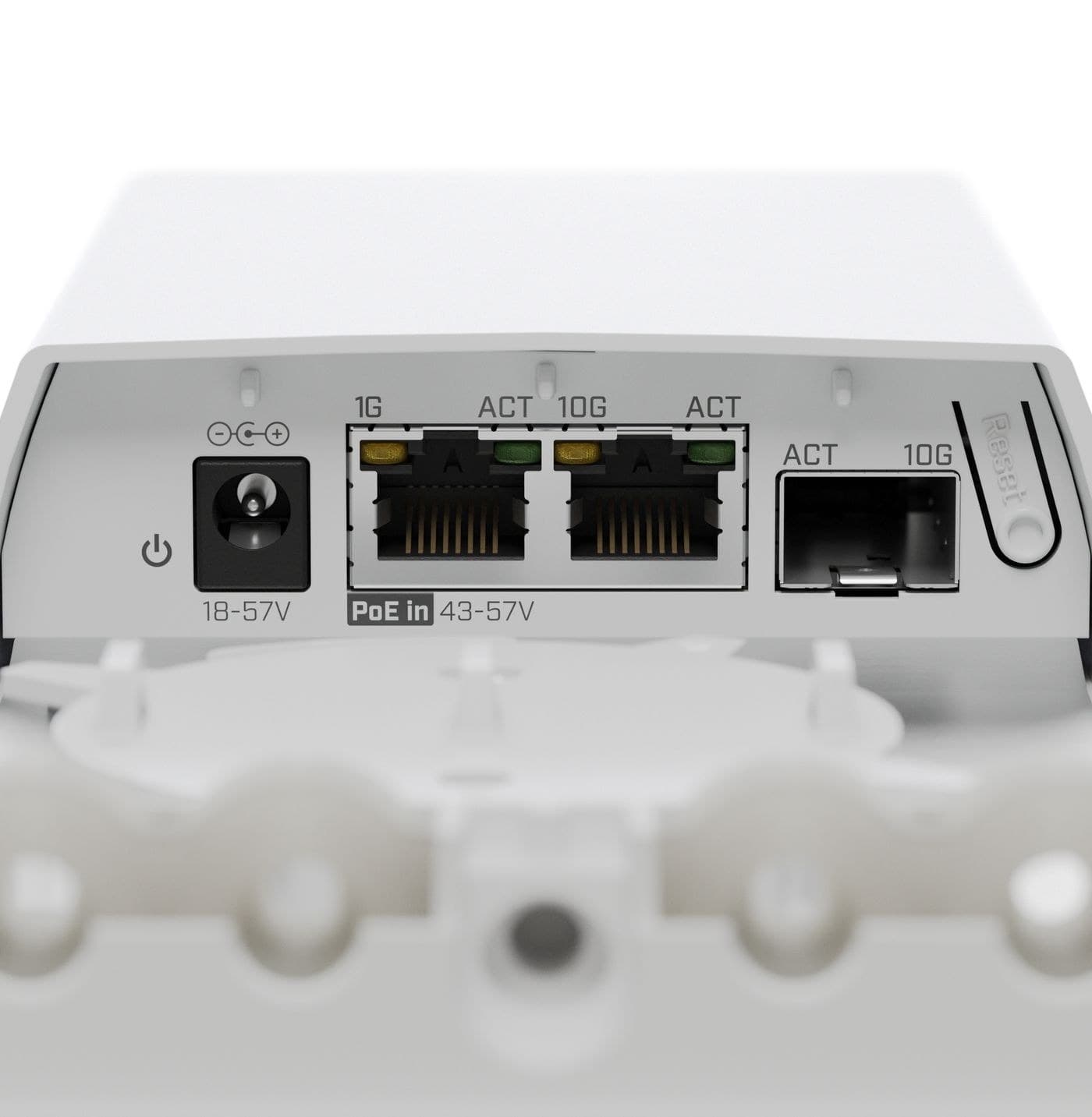 MikroTik FTC11XG IP55 Weatherproof Fiber-to-Copper Converter SFP+ 10G to RJ45 10 Gigabit Ethernet