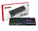 MSI VIGOR GK30 RGB MEMchanical Gaming Keyboard - UK Layout, MEMchanical Membrane Switches, 6-Zone RGB Lighting, RGB Mystic Light, Water-Repellent Design thumbnail 1