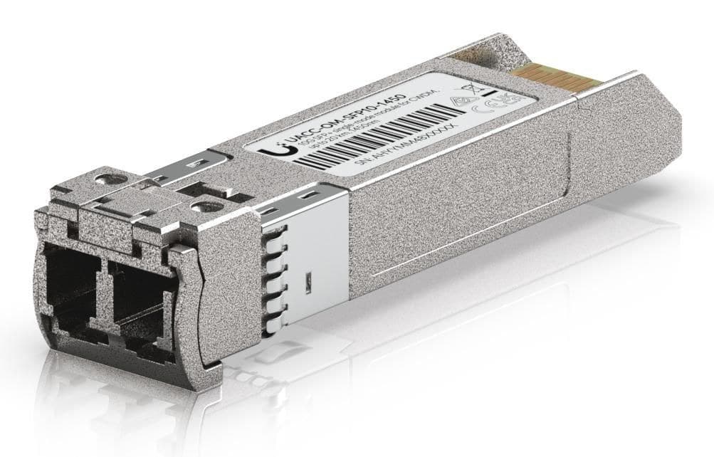 Ubiquiti UACC-OM-SFP10-1450 10G CWDM SFP+ Transceiver Module, 1450 nm Single-Mode, 20 km, Duplex LC UPC