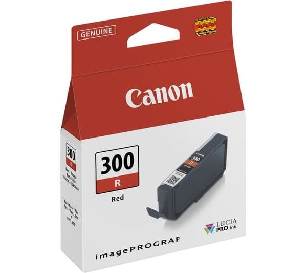Canon PFI-300 Original Ink Tank - Red