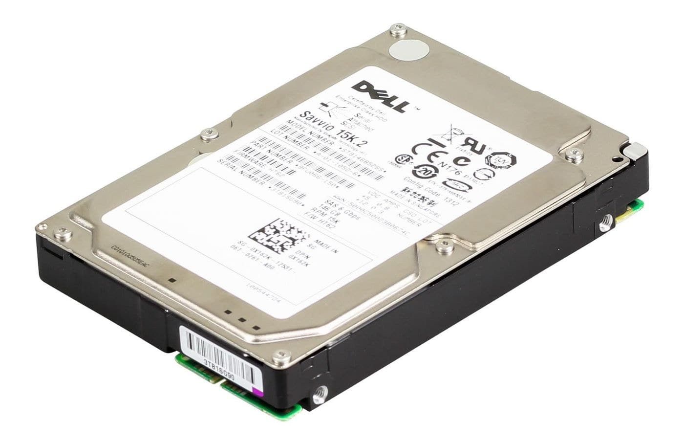 Dell 146GB 15K SAS 6Gb/s 2.5in 512b Internal Hard Drive