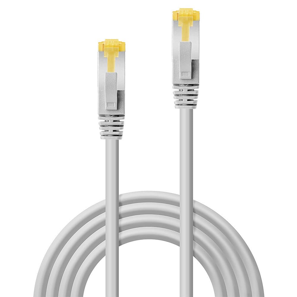 Lindy 0.5m Cat.7 RJ45 S/FTP LSZH Network Cable, Grey - Image 3