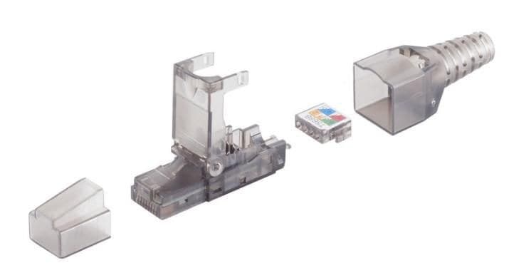 MicroConnect KON521TL Tool-free RJ45 CAT6A U/UTP Unshielded Connector, White