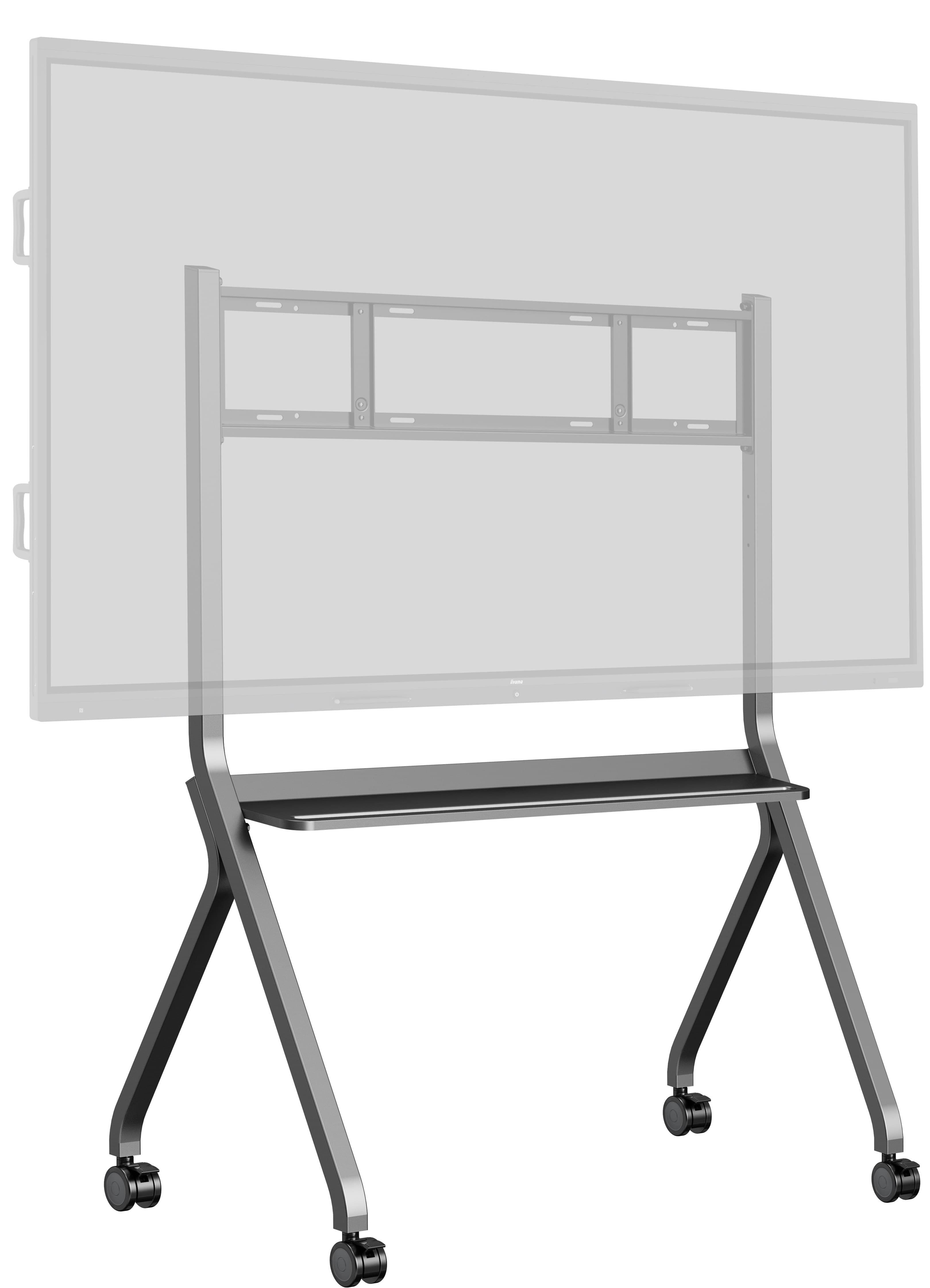 iiyama MD-CART02-S1 signage display mobile trolley mount 2.18 m (86") 100 kg Floor Grey