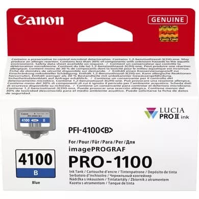 Canon PFI-4100 LUCIA PRO II Ink Cartridge 80ml - Blue - Image 2