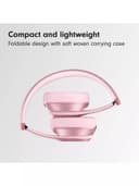 Beats Solo 4 Wireless Bluetooth On-Ear Headphones with Mic/Remote, Metallic Pink thumbnail 4