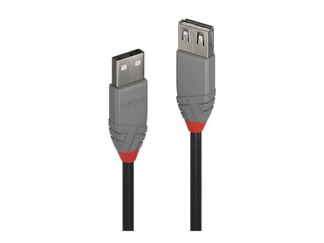 LINDY USB Extension Cable 3m Black - Image 3