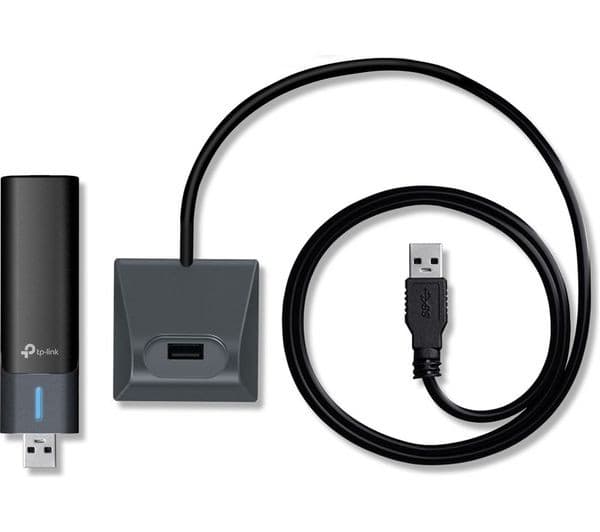 TP-Link Archer TXE70UH AXE5400 Wi-Fi 6E Tri-Band USB 3.0 Wireless Adapter Black - Image 3