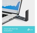 TP-Link Archer TXE70UH AXE5400 Wi-Fi 6E Tri-Band USB 3.0 Wireless Adapter Black thumbnail 6