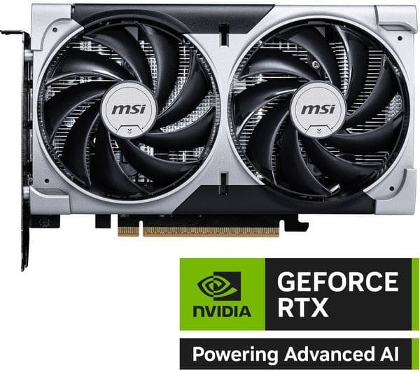MSI GeForce RTX 5060 8GB VENTUS 2X OC Graphics Card - Black - Image 2