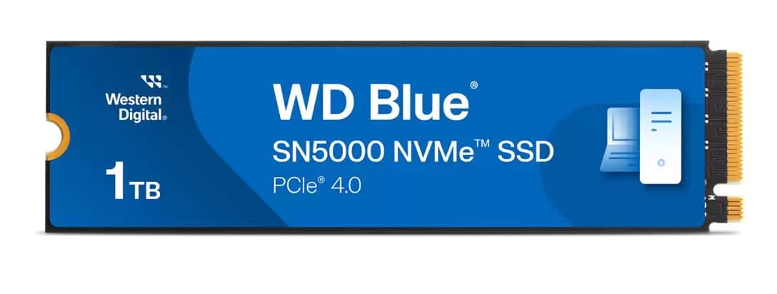 Western Digital Blue SN5000 1 TB SSD M.2 2280 PCI Express 4.0 NVMe 3D TLC NAND