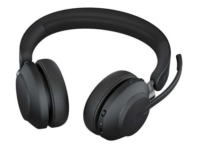 Jabra Evolve2 65 Stereo Wireless Headset - Black - UC - USB-A - With Charging Stand - Image 3