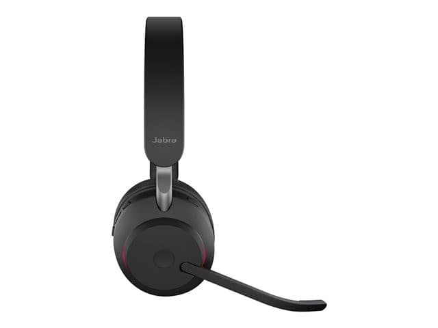 Jabra Evolve2 65 Stereo Wireless Headset - Black - UC - USB-A - With Charging Stand - Image 5
