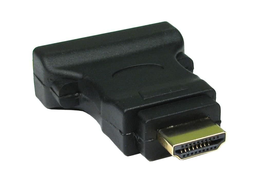 CablesDirect CDL-DV005 - DVI-D SINGLE LINK F - HDMI M BLACK ADAPTOR - GOLD - B/Q 200 - Image 1