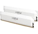 CRUCIAL Pro Overclocking 32 GB 6400 MHz DDR5 CL38 Memory Kit - 16 GB x 2, White thumbnail 7