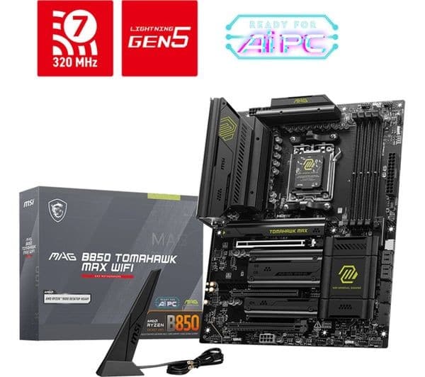 MSI MAG B850 TOMAHAWK MAX WIFI ATX DDR5 AM5 Motherboard - Image 4