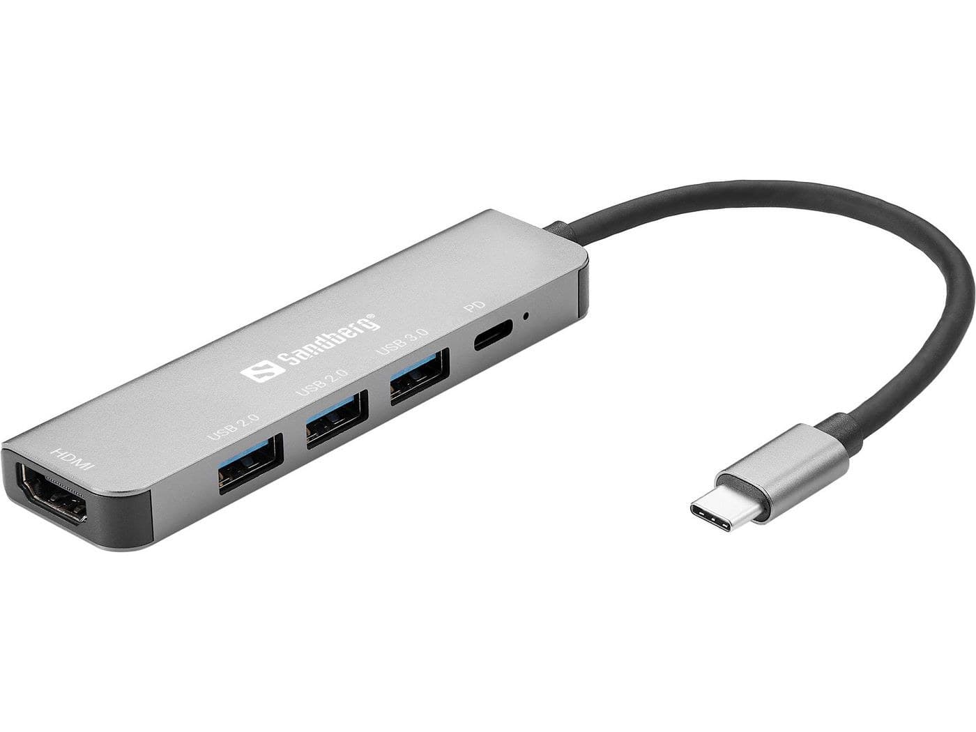 Sandberg USB-C Dock HDMI + 3x USB + PD 100W (136-32)