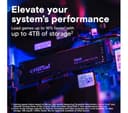 CRUCIAL T500 M.2 PCIe Gen4 NVMe Internal SSD - 2 TB thumbnail 4