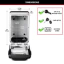 Master Lock Light Up Dial Combination Wall Mounted Key Safe thumbnail 2