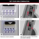 Master Lock Light Up Dial Combination Wall Mounted Key Safe thumbnail 6