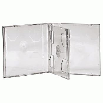 Hama 00044752 Double CD Jewel Cases, 2 Discs, Pack of 5 - Transparent - Image 3