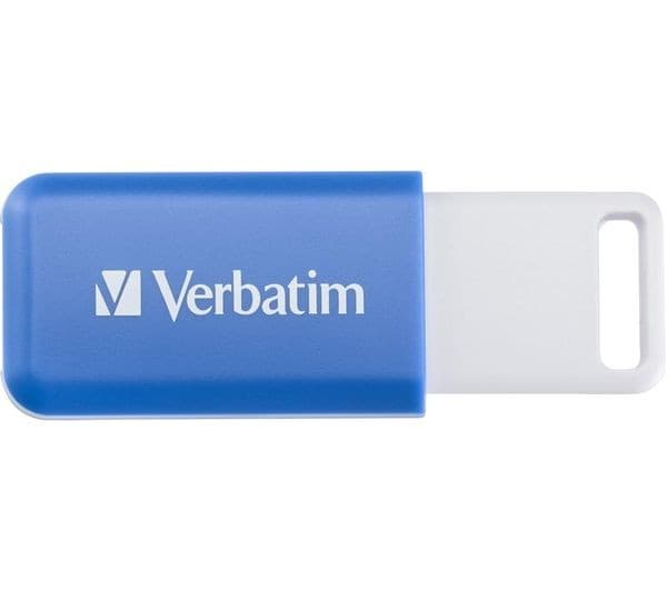 VERBATIM DataBar USB 2.0 Memory Stick - 64 GB, Blue - Image 4