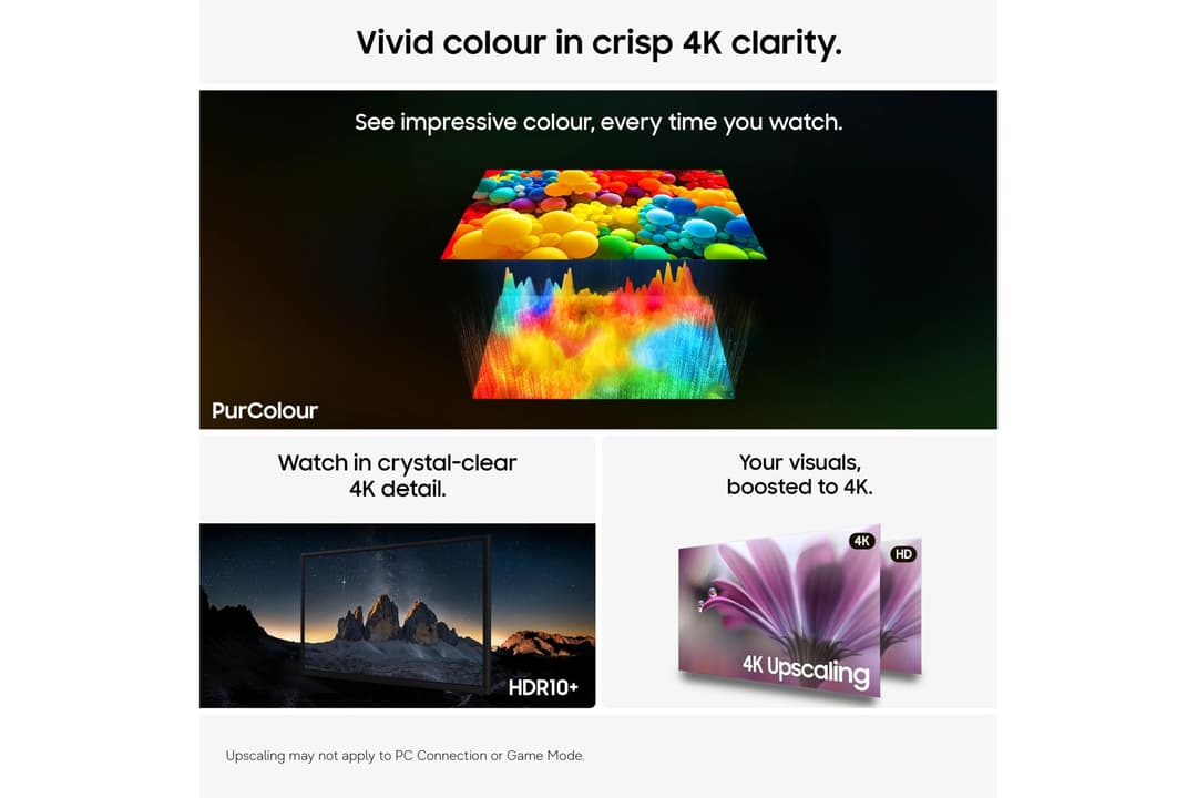 Samsung UE75U8020HKXXU 75" Crystal UHD U8020H 4K Vision AI Smart TV (2026) - Image 2