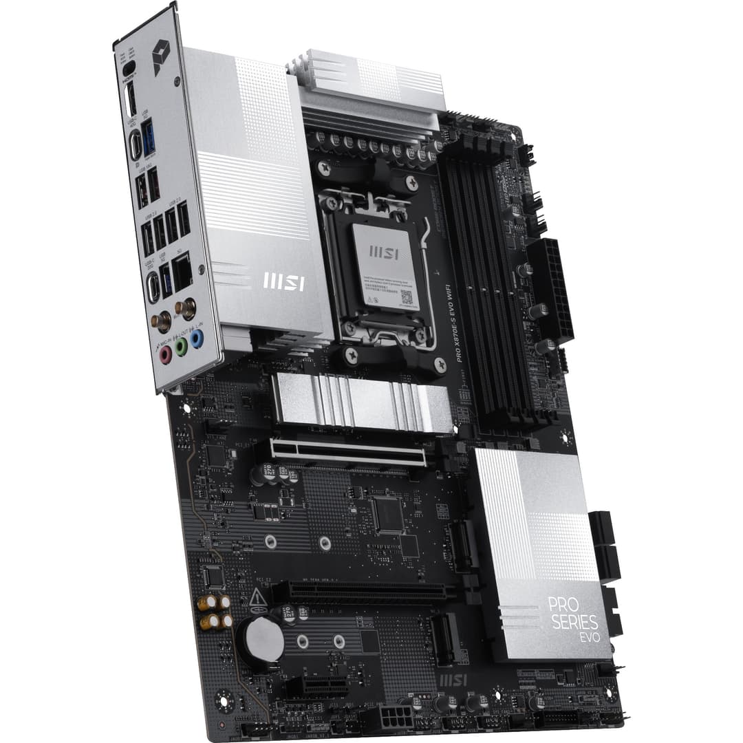 MSI PRO X870E-S EVO WIFI DDR5 Socket AM5 ATX Motherboard - Image 3
