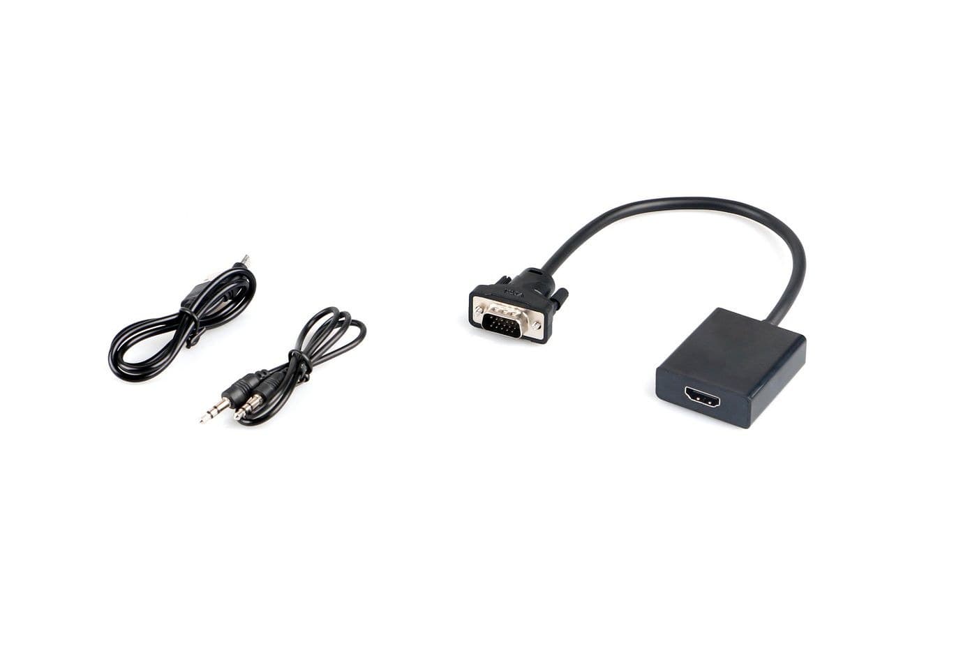 MicroConnect MONGGHDMI VGA + Audio to HDMI Converter (1080p, USB Powered)