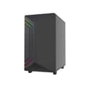 Vida Apollo M Micro-ATX Tempered Glass Gaming PC Case - Black thumbnail 1