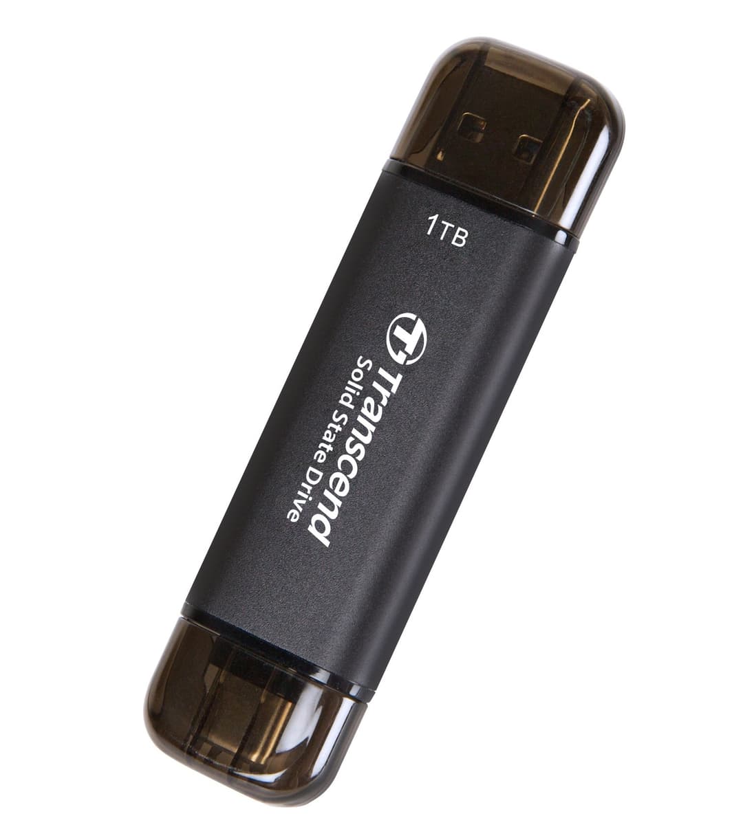 Transcend ESD310C Dual USB Portable SSD (USB Type-A and Type-C) 1TB - Image 1