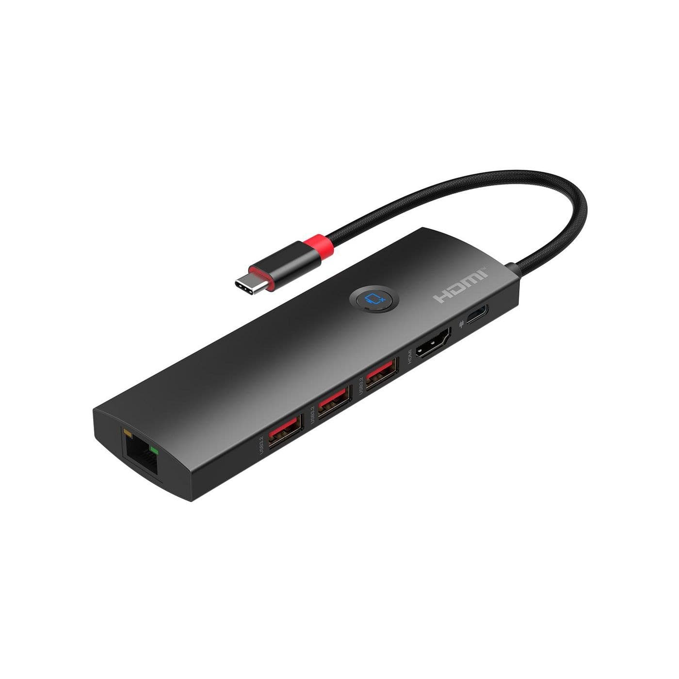 MicroConnect Premium USB-C to HDMI Mini Dock, RJ45, HDMI 4K@60Hz, 3x USB-A 3.2, PD up to 100W (USB3.2CCOM20)