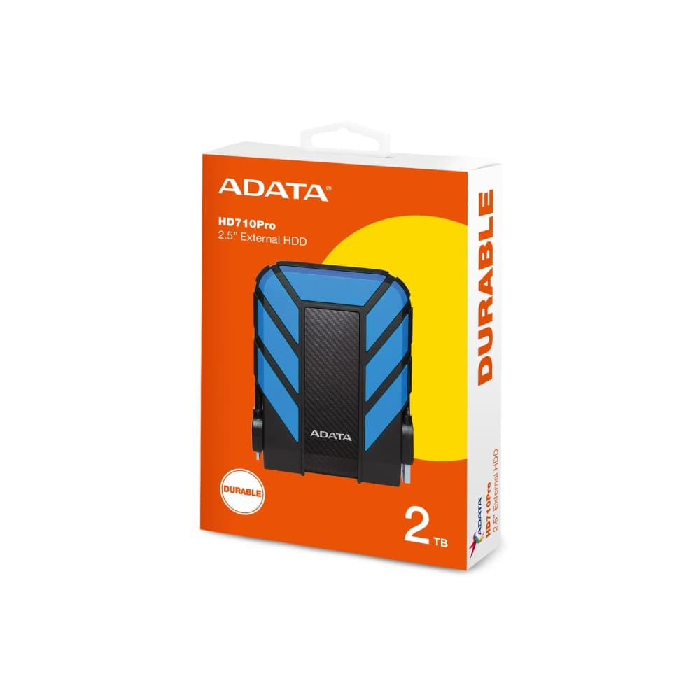 ADATA HD710 Pro Rugged 2TB 2.5" USB3.2 External Hard Drive - Blue - Image 3