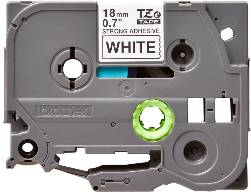 Brother TZE-S241 label-making tape Black on white Strong Adhesive Laminated 18mm x 8m TZ - Image 2