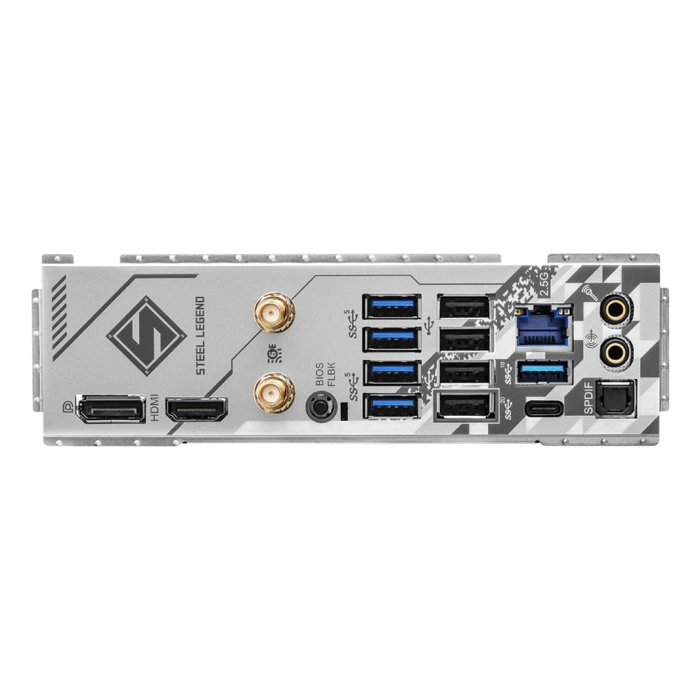 Asrock B650 Steel Legend WiFi DDR5 ATX AMD Socket AM5 Motherboard - White - Image 6