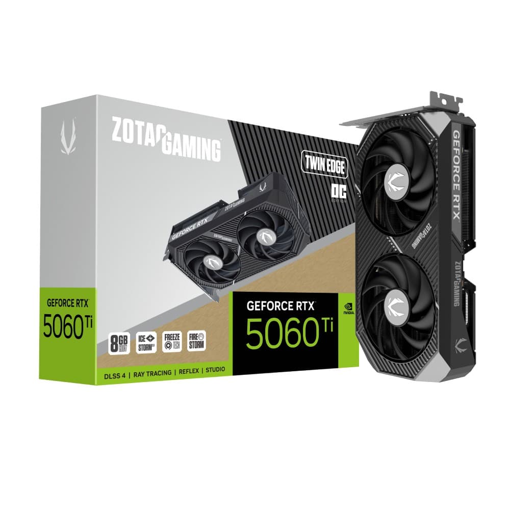 ZOTAC GAMING GeForce RTX 5060Ti Twin Edge 8GB OC Graphics Card