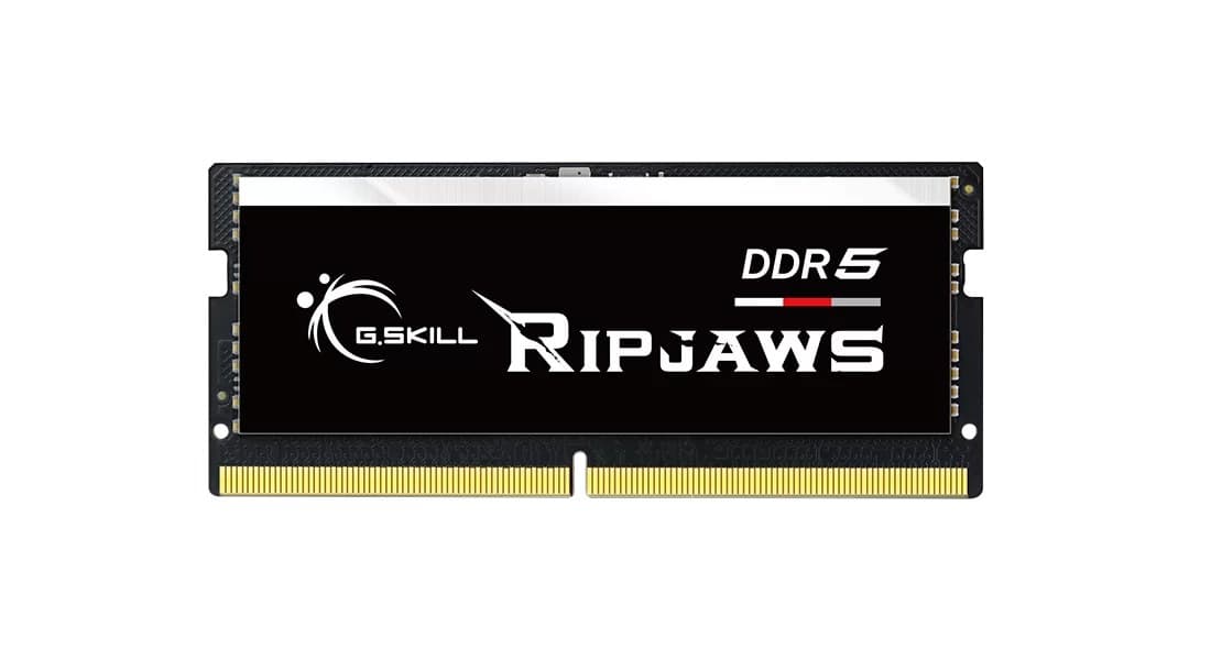 G.Skill Ripjaws F5-5600S4040A32GX1-RS memory module 32 GB 1 x 32 GB DDR5 5600 MT/s CL40 262-pin SO-DIMM