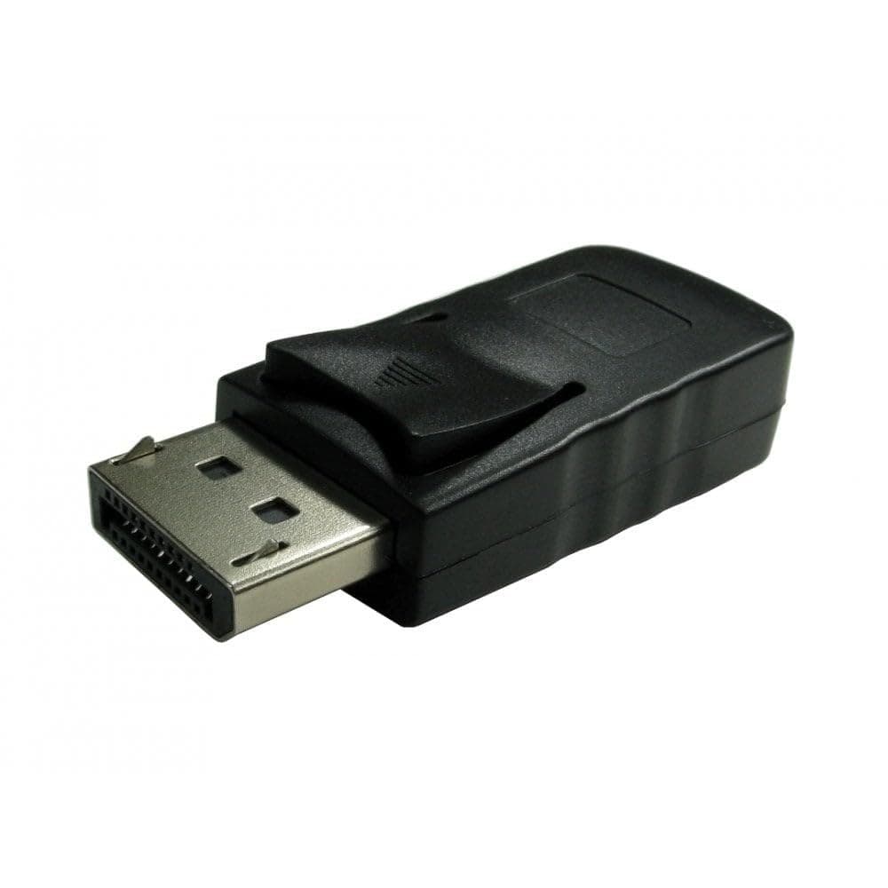 Cables Direct DisplayPort Male to Mini DisplayPort Female Adapter 4K 30Hz Black