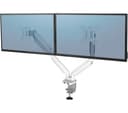 FELLOWES Platinum Series Dual Arm Full Motion 40" Monitor Desk Mount - White thumbnail 2