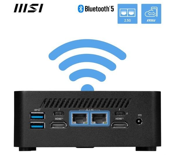 MSI Cubi NUC 1M Mini Desktop PC - Intel® Core™ 5, 512 GB SSD, Black - Image 6